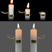 Load image into Gallery viewer, Automatic Candle Extinguisher Metal Candle Extinguishing Fire Clamp Candle Extinguisory Cover, Automatic Candle Extinguisher Gold, Automatic Candle Extinguisher Silver