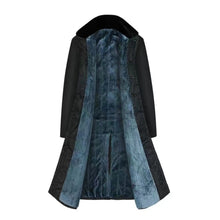 Load image into Gallery viewer, Long Civil Disaster Relief Cotton Coat Windproof Lengthened Cold-proof Fleece Thickened Cotton Coat, Green, Green (Demolished), Black, Black (Disassembly), 80/20 Polyester Card
