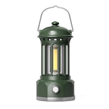 Load image into Gallery viewer, Battery Model COB Portable Outdoor Camping Lamp Atmosphere Tent Lamp Retro Lamp, Battery Small Green, Battery Small Black, Battery Small Beige, Battery Small Red, Battery Large Beige, Battery Large Black, Battery Large Green, Battery Large Red