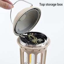 Load image into Gallery viewer, Battery Model COB Portable Outdoor Camping Lamp Atmosphere Tent Lamp Retro Lamp, Battery Small Green, Battery Small Black, Battery Small Beige, Battery Small Red, Battery Large Beige, Battery Large Black, Battery Large Green, Battery Large Red