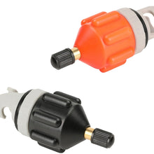 Load image into Gallery viewer, Surfing Paddle Board Adapter Inflatable Air Valve Conversion Air Nozzle, Black, Orange