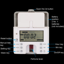 Load image into Gallery viewer, Anti-Corrosion Stainless Steel Panel LCD Digital Display Intelligent Automatic Fragrance Sprayer, LCD (Black Titanium), LCD (Titanium Gold), LCD (Brushed)