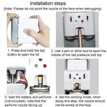 Load image into Gallery viewer, Automatic Light Sensor Spraying Machine Toilet Timed Fragrant Machine, Automatic Light Sensor 4 (White)