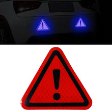 Load image into Gallery viewer, Car Tail Triangle Reflective Stickers Safety Warning Danger Signs Car Stickers