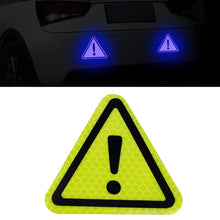 Load image into Gallery viewer, Car Tail Triangle Reflective Stickers Safety Warning Danger Signs Car Stickers