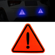 Load image into Gallery viewer, Car Tail Triangle Reflective Stickers Safety Warning Danger Signs Car Stickers