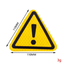 Load image into Gallery viewer, Car Tail Triangle Reflective Stickers Safety Warning Danger Signs Car Stickers
