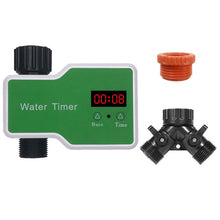 Load image into Gallery viewer, Irrigation System Intelligent Controller Automatic Timed Watering Device, 1 Water Outlet, 2 Water Outlet, 10m 10sets Hanging Spray Sprinklers, 10m 10sets Ground Plug Dual-use Suit, 20m 20sets Hanging Spray Nozzles, 20m 20sets Ground Plug Dual-use Suit