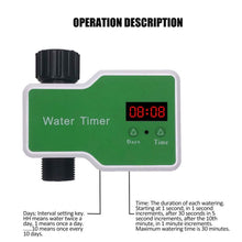 Load image into Gallery viewer, Irrigation System Intelligent Controller Automatic Timed Watering Device, 1 Water Outlet, 2 Water Outlet, 10m 10sets Hanging Spray Sprinklers, 10m 10sets Ground Plug Dual-use Suit, 20m 20sets Hanging Spray Nozzles, 20m 20sets Ground Plug Dual-use Suit