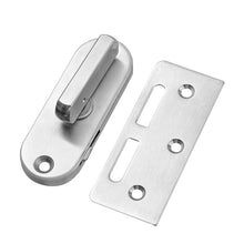 Load image into Gallery viewer, 90 Degrees Right Angle Migration Door Hook Lock, 304 Stainless Steel Slot, Zinc Alloy Slot-free, Zinc Alloy Slot-free / Punching
