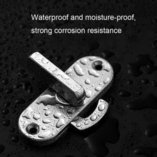 Load image into Gallery viewer, 90 Degrees Right Angle Migration Door Hook Lock, 304 Stainless Steel Slot, Zinc Alloy Slot-free, Zinc Alloy Slot-free / Punching