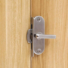 Load image into Gallery viewer, 90 Degrees Right Angle Migration Door Hook Lock, 304 Stainless Steel Slot, Zinc Alloy Slot-free, Zinc Alloy Slot-free / Punching