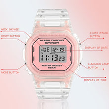 Load image into Gallery viewer, SANDA 2009 Multifunctional Sports Waterproof Calendar Watch