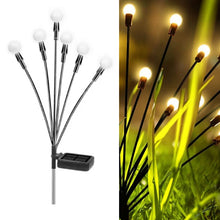 Load image into Gallery viewer, 2sets Solar Firefly Lights Christmas Outdoor Garden Waterproof Lawn Lights, 6 Head Warm Light, 6 Head Color Light, 8 Head Warm Light, 8 Head Color Light, 10 Head Warm Light, 10 Head Color Light