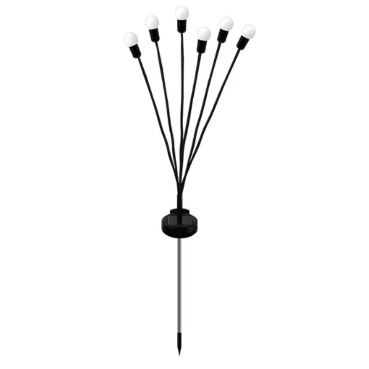 2sets Solar Firefly Lights Christmas Outdoor Garden Waterproof Lawn Lights, 6 Head Warm Light, 6 Head Color Light, 8 Head Warm Light, 8 Head Color Light, 10 Head Warm Light, 10 Head Color Light
