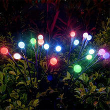 Load image into Gallery viewer, 2sets Solar Firefly Lights Christmas Outdoor Garden Waterproof Lawn Lights, 6 Head Warm Light, 6 Head Color Light, 8 Head Warm Light, 8 Head Color Light, 10 Head Warm Light, 10 Head Color Light