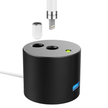 Load image into Gallery viewer, For Apple Pencil 1 USB Charging Adapter Metal Base With LED Indicator, A48 Black