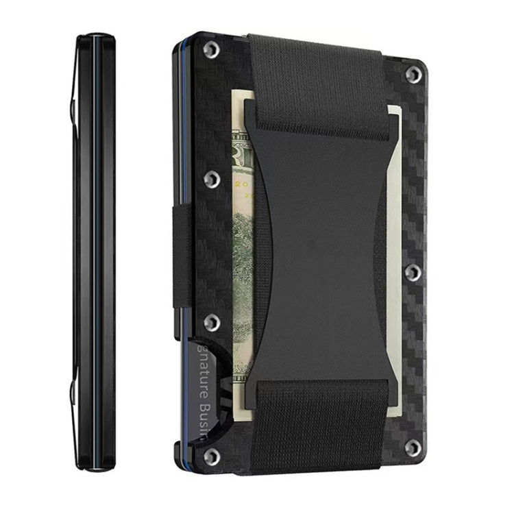 Credit Card Holder Wallets RFID Blocking Slim Metal Card Clip, Black, Grey, Royal Blue, Army Green, Dark Green, Coffee, Fluorescent Green, Carbon Fiber Pattern, Real Carbon Fiber (Light), Real Carbon Fiber (Matte), Red, Blue, Orange, Rainbow           ...