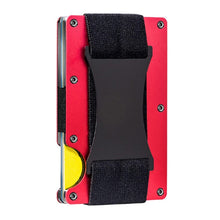 Load image into Gallery viewer, Credit Card Holder Wallets RFID Blocking Slim Metal Card Clip, Black, Grey, Royal Blue, Army Green, Dark Green, Coffee, Fluorescent Green, Carbon Fiber Pattern, Real Carbon Fiber (Light), Real Carbon Fiber (Matte), Red, Blue, Orange, Rainbow           ...