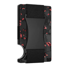 Load image into Gallery viewer, Credit Card Holder Wallets RFID Blocking Slim Metal Card Clip, Black, Grey, Royal Blue, Army Green, Dark Green, Coffee, Fluorescent Green, Carbon Fiber Pattern, Real Carbon Fiber (Light), Real Carbon Fiber (Matte), Red, Blue, Orange, Rainbow           ...