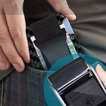 Load image into Gallery viewer, Credit Card Holder Wallets RFID Blocking Slim Metal Card Clip, Black, Grey, Royal Blue, Army Green, Dark Green, Coffee, Fluorescent Green, Carbon Fiber Pattern, Real Carbon Fiber (Light), Real Carbon Fiber (Matte), Red, Blue, Orange, Rainbow           ...