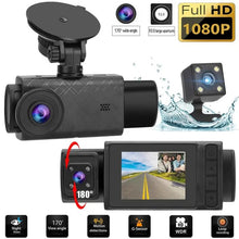 Load image into Gallery viewer, 2 Inch Screen 3-Record 1080P Driving Recorder, G12