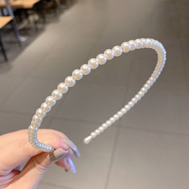 Sweet Pearl Headband Retro Versatile Hair Accessories, 1A, 2B, 3C, 4, 5, 6, 7, 8, 9, 10, 11, 12, 13, 14, 15, 16, 17, 18, 19, 20