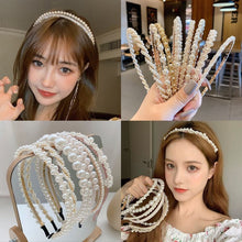 Load image into Gallery viewer, Sweet Pearl Headband Retro Versatile Hair Accessories, 1A, 2B, 3C, 4, 5, 6, 7, 8, 9, 10, 11, 12, 13, 14, 15, 16, 17, 18, 19, 20