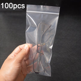 100pcs  Perforated Ziplock Bag Thickened Transparent Packaging Bag Plastic Sealed Bag, 8 x 18cm 12 Silk  Lower Hole, 8 x 18cm 12 Silk No Hole, 8 x 18cm 10 Silk No Hole, 9 x 13cm 10 Silk Lower Hole, 9 x 13cm 10 Silk No Hole, 12 x 18cm 10 Silk Lower Hole...