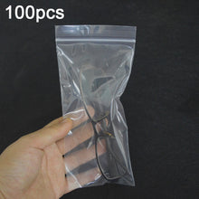 Load image into Gallery viewer, 100pcs  Perforated Ziplock Bag Thickened Transparent Packaging Bag Plastic Sealed Bag, 8 x 18cm 12 Silk  Lower Hole, 8 x 18cm 12 Silk No Hole, 8 x 18cm 10 Silk No Hole, 9 x 13cm 10 Silk Lower Hole, 9 x 13cm 10 Silk No Hole, 12 x 18cm 10 Silk Lower Hole...