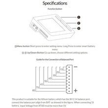 Load image into Gallery viewer, ISDT Aircraft Model Lithium Battery 1-8S Electric Display Measuring Appliance, ISDT BG-8S