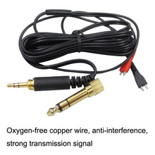Load image into Gallery viewer, For Sennheiser HD25 / HD560 / HD540 / HD480 / HD430 / HD250 Headset Audio Cable, ZS0093 Left Long Right Short, ZS0093 Two Sides Equivalent