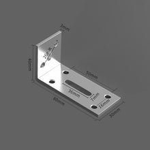 Load image into Gallery viewer, Thickened Angle Code Right Angle Hanging Cabinet Partition, Small Silver, Medium Silver, Large Silver, Small Black, Medium Black, Large Black, Small White, Medium White, Large White
