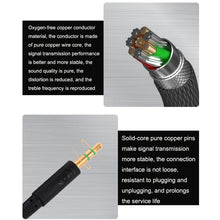 Load image into Gallery viewer, For Kingston Skyline Alpha Cloud II 3.5mm 2 In 1 Audio Cable, ZS0174 Black