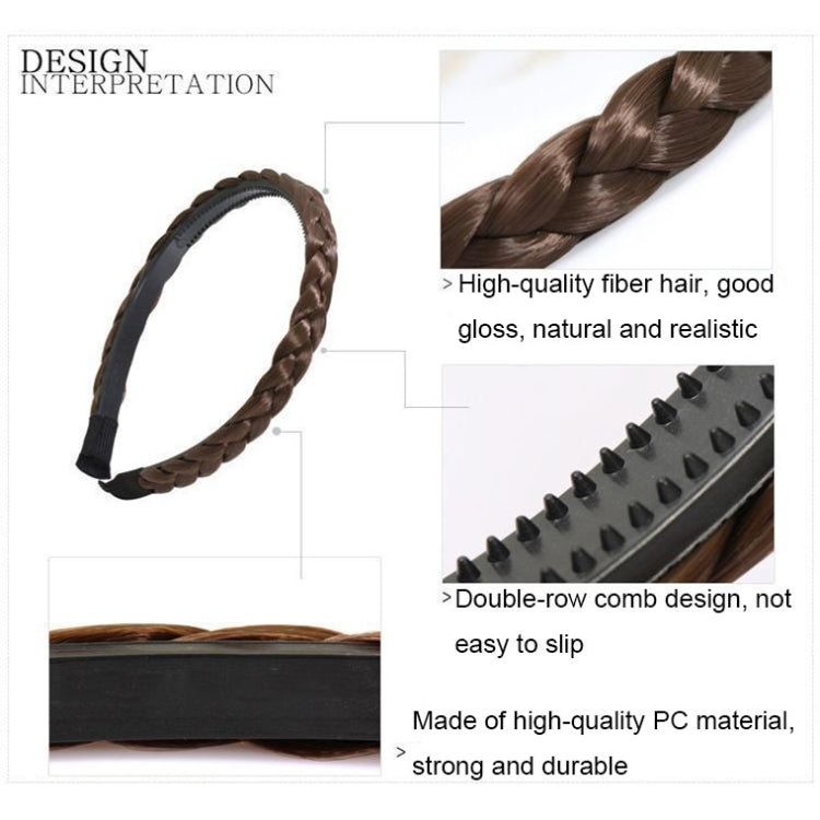Wide-Brimmed Twisted Braid Hoops Wig Non-Slip Hair Accessories, 1cm-Natural Black, 1cm-Light Brown, 1cm-Deep Brown, 1.5cm-Natural Black, 1.5cm-Light Brown, 1.5cm-Deep Brown, 1.8cm-Natural Black, 1.8cm-Light Brown, 1.8cm-Deep Brown                      ...