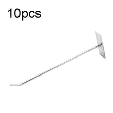 Load image into Gallery viewer, 10pcs 4mm Thick Nail Wall Display Jewelry Hooks Single Wire Hook, 5cm, 10cm, 15cm, 20cm, 25cm