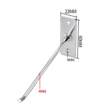 Load image into Gallery viewer, 10pcs 4mm Thick Nail Wall Display Jewelry Hooks Single Wire Hook, 5cm, 10cm, 15cm, 20cm, 25cm