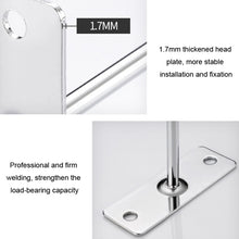 Load image into Gallery viewer, 10pcs 4mm Thick Nail Wall Display Jewelry Hooks Single Wire Hook, 5cm, 10cm, 15cm, 20cm, 25cm