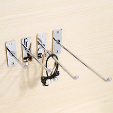 Load image into Gallery viewer, 10pcs 4mm Thick Nail Wall Display Jewelry Hooks Single Wire Hook, 5cm, 10cm, 15cm, 20cm, 25cm