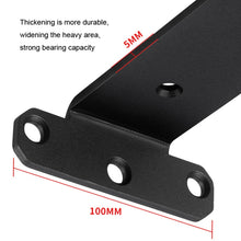 Load image into Gallery viewer, 5mm Thick Triangular Bracket Bookshelf Partition Plate, 150mm Black, 200mm Black, 250mm Black, 300mm Black, 150mm White, 200mm White, 250mm White, 300mm White