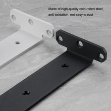 Load image into Gallery viewer, 5mm Thick Triangular Bracket Bookshelf Partition Plate, 150mm Black, 200mm Black, 250mm Black, 300mm Black, 150mm White, 200mm White, 250mm White, 300mm White