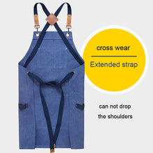 Load image into Gallery viewer, Carpentry Electrician Garden Heavy Canvas Workwear Apron, Black Gray, Black, Army Green, Khaki, Blue, Camel, Belt Black Gray, Belt Black, Belt Army Green, Belt Khaki, Belt Blue, Belt Camel