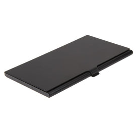1SD+ 8TF  Aluminum TF Cards Holder Pin Storage Box 9 solts for SD/ SIM/TF Memory Card, Black, Silver