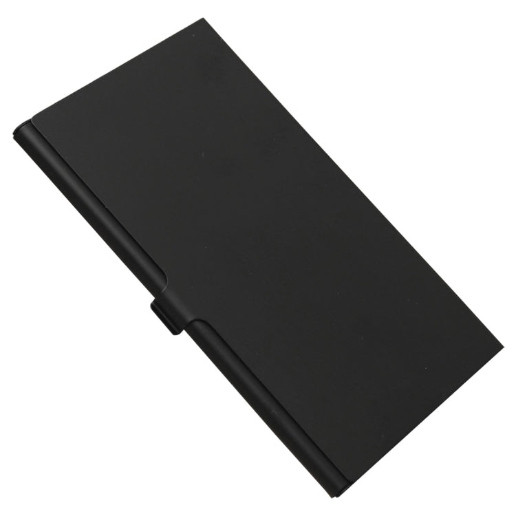 3SD Aluminum Alloy Memory Card Case Card Box Holders, Silver, Black