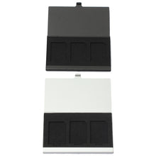 Load image into Gallery viewer, 3SD Aluminum Alloy Memory Card Case Card Box Holders, Silver, Black