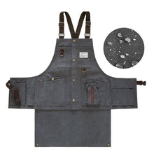 Load image into Gallery viewer, Canvas Electric Craftsmen Multi Pocket Tool Apron
