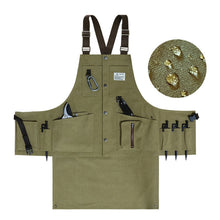 Load image into Gallery viewer, Canvas Electric Craftsmen Multi Pocket Tool Apron