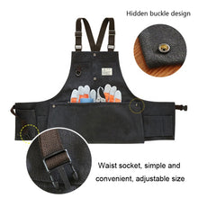 Load image into Gallery viewer, Canvas Electric Craftsmen Multi Pocket Tool Apron