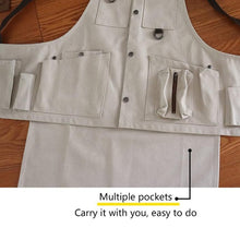 Load image into Gallery viewer, Canvas Electric Craftsmen Multi Pocket Tool Apron