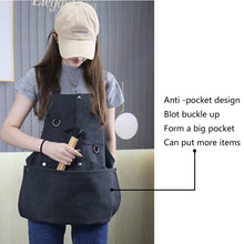Load image into Gallery viewer, Canvas Electric Craftsmen Multi Pocket Tool Apron
